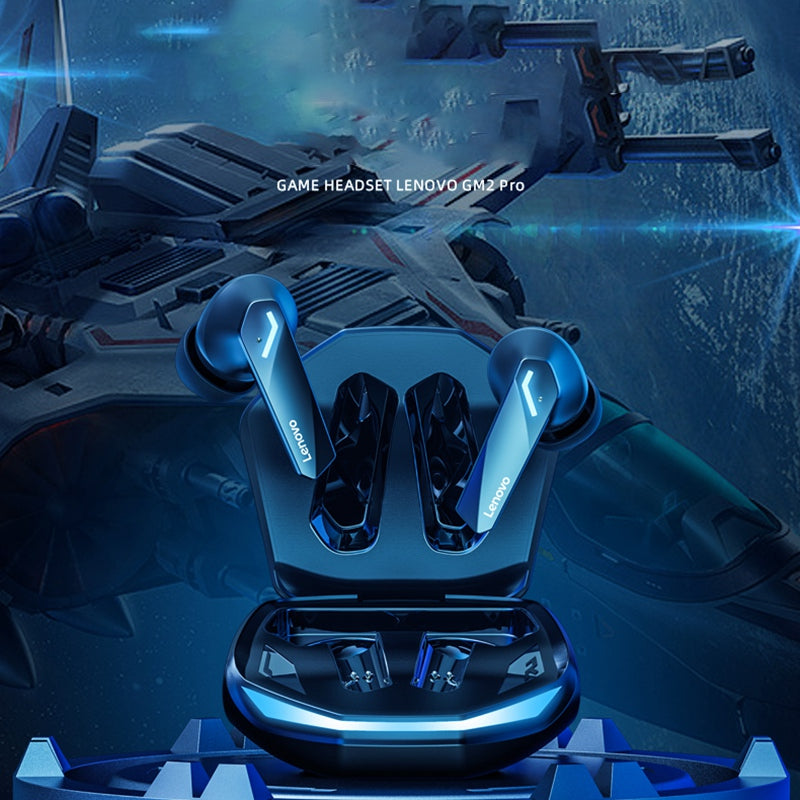 LENOVO ThinkPlus GM2PRO TWS Bluetooth 5.3 Wireless Earphone Stereo Sound Noise Reduction Low Delay Sports Headset with Charging Case LENOVO ThinkPlus GM2PRO TWS Bluetooth 5.3 Wireless Earphone Stereo Sound Noise Reduction Low Delay Sports Headset with Charging Case
